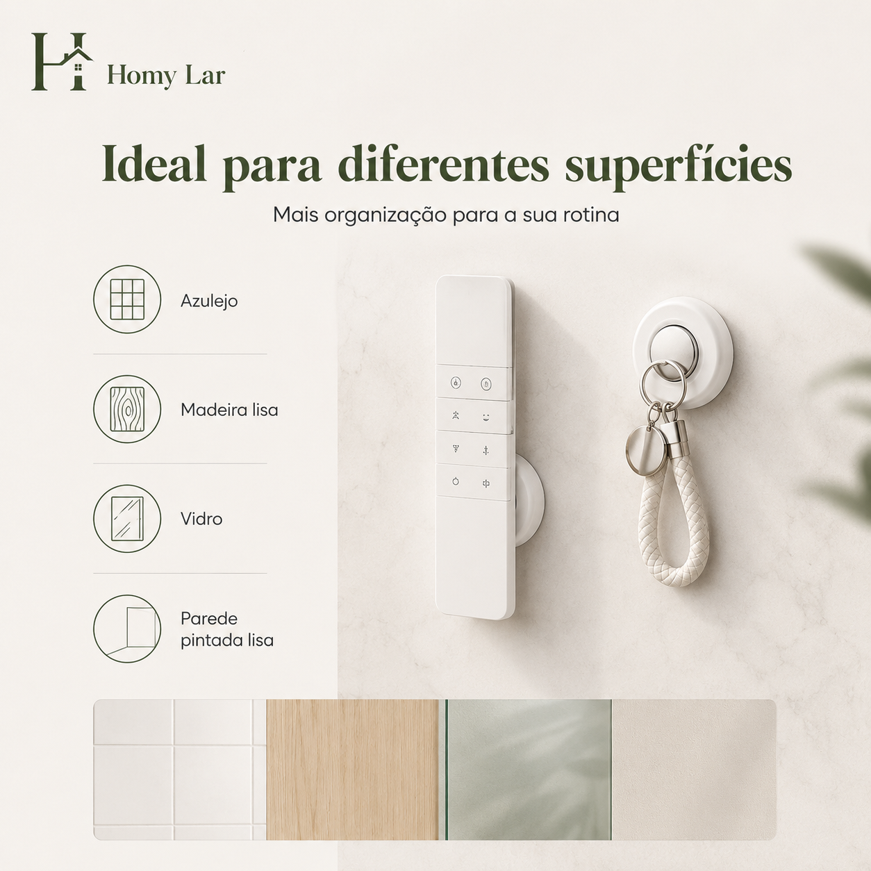 Kit 3 Suportes Magnéticos para Controle Remoto