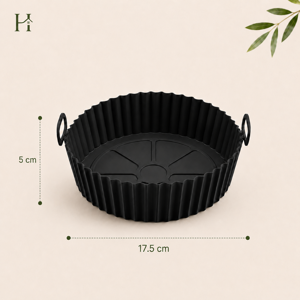 Forma de Silicone Reutilizável para Air Fryer Antiaderente