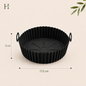 Forma de Silicone Reutilizável para Air Fryer Antiaderente
