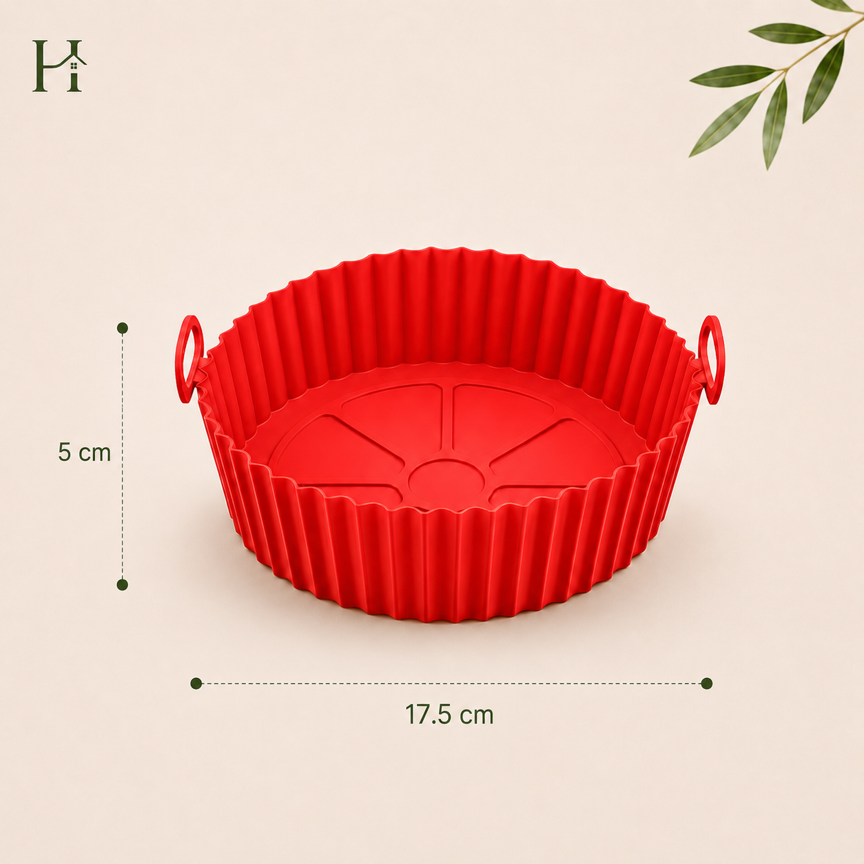 Forma de Silicone Reutilizável para Air Fryer Antiaderente